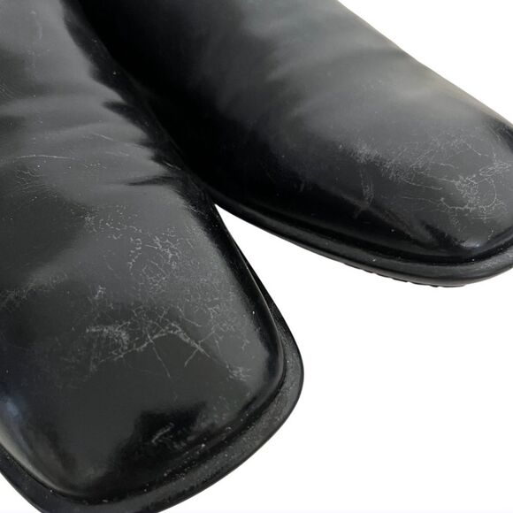 DONALD J PLINER Black Leather Shoes Loafers Business Casual Dress Mens Size 12 main image 5